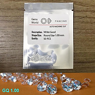 Fascino Đá cao cấp đính trên nữ trang Dạng Tròn 1.00-2.50 mm Diamond Cut màu Trắng - Good Quality - Wax Setting - GT01025 - Gói 50 Viên thumbnail