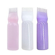 120ml Hair Dye Bottle with Applicator Brush Dispensing Kit Hair Coloring Tool Salon Hair Dyeing Accessories Set of 3 thumbnail