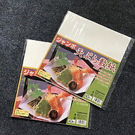 Set 80 tấm giấy thấm hút dầu mỡ các món ăn chiên rán 25 x 27cm nhập khẩu từ Nhật Bản thumbnail