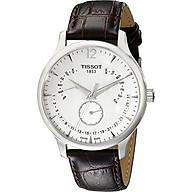 Tissot Men s T0636371603700 Stainless Steel Watch With Brown Band thumbnail
