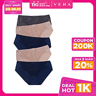 Combo 05 quần lót nữ thun lạnh Misaki by Vera 8109 thumbnail