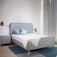 Giường ngủ bọc vải Scandinavian 1m6x2m thumbnail