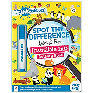 Inkredibles Spot The Difference Animal Fun Invisible Ink Activity Book thumbnail