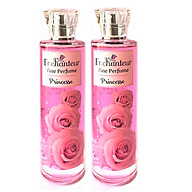 Combo 2 Chai Nước hoa toàn thân Enchanteur Fine Perfume Princesse 100ml 2 ( Chai hồng) thumbnail