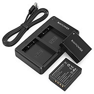 Bộ 2 pin và đế sạc kép RAVPower RP-BC023 tương thích Fujifilm NP-W126S, FinePix X-A5,... - Hàng Chính Hãng thumbnail