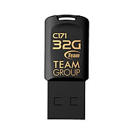 USB 32GB C171 Team Taiwan chống shock, chống nước (Đen) - Hàng Chính Hãng thumbnail