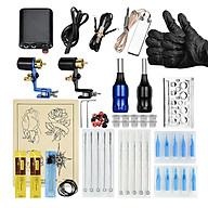 Professional Tattoo Machine Kit Tattoo Power Supply Rotary Pen with Needles for Permanent Makeup Eyebrow Microblading thumbnail