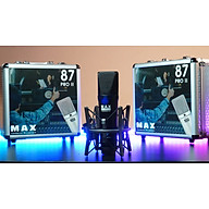 Mic thu âm Max 87-Pro-II - Phiên bản mới 2022 - Micro 48V thu âm chuyên nghiệp - Condenser microphone - Dùng cho phòng thu, livestream, karaoke online - Tương thích nhiều loại soundcard, mixer - Thiết kế tinh tế, sang trọng - Hàng nhập khẩu thumbnail