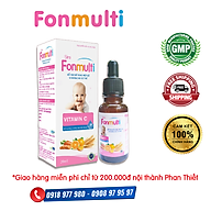 FONMULTI chai 60ml - Bổ sung một số vitamin cho cơ thể, giúp tăng cường hấp thu, nâng cao sức khỏe, tăng cường sức đề kháng thumbnail