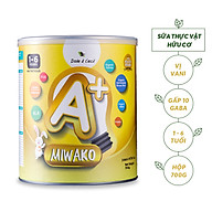Sữa Công Thức Thực Vật Hữu Cơ Miwako A+ Hộp 700g Vị Vani - Giúp Giấc Ngủ Ngon, Cải Thiện Hệ Tiêu Hóa thumbnail