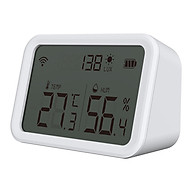 NEO Coolcam Tuya WiFi Smart Temperature and Humidity Sensor Luminance Detector Indoor Hygrometer Thermometer with LCD thumbnail