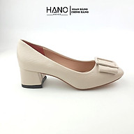 HANO - Giày cao gót 3 phân da mềm siêu êm chuẩn công sở thumbnail
