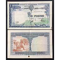 Tiền Xưa Đông Dương 1 Đồng Piastre Viện Phát Hành Năm 1954 Hình Con Lân [Tiền Cổ Xưa Sưu Tầm] thumbnail
