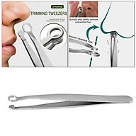 Universal Stainless Steel Nose Hair Trimming Tweezers Trimmer Makeup Tools Made of Premium Materials thumbnail