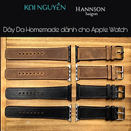 Dây Da Đồng Hồ HANNSON LEATHER Dành Cho Apple Watch, Nhiều Màu, Đủ Size - Hàng Chính Hãng thumbnail