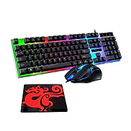 Bộ bàn phím và chuột (KÈM LÓT CHUỘT) chuyên game HN G21B Led đa màu dành cho game thủ Phù hợp với nhiều loại hệ điều hành khác nhau, nhiều cấu hình máy của PC hoặc laptop thumbnail