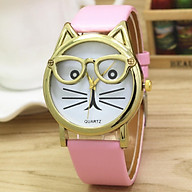 Đồng hồ nữ mặt mèo thời trang thumbnail