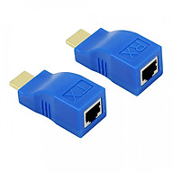 Bộ khuếch đại HDMI qua RJ45 ( cáp mạng ) kéo dài 30m ( HDMI to lan ) thumbnail