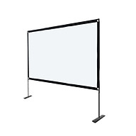 100-inch 16 9 Projector Screen Outdoor Bracket Projection Screen Folding Projecting Screen Home Theater for Home Office thumbnail