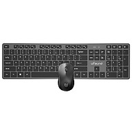uFound R-752 Mouse and Keyboard Combo 106 keys 2.4G Transmission Keyboard + Wireless Mouse 1200DPI for Business Office thumbnail