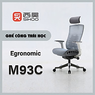 SIHOO M93C - ghế công thái học Egronomic full lưới thoáng khí, tựa lưng xương rồng , đêm ngồi di động bảo vệ cột sống thumbnail