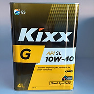 Dầu nhớt bán tổng hợp Kixx G SL 10W40 thiếc 4 Lít thumbnail