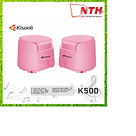 Loa 2.0 Kisonli K500 Pink LED - HÀNG CHÍNH HÃNG thumbnail