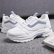 Giày nữ trắng Hàn Quốc độn đế 6cm, Giày thể thao nữ loại cao cấp, chống hôi chân (Tặng đôi tất sịn trị giá 35k) thumbnail