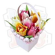 Mô hình giấy Cây Cảnh Bouquet (tulips) thumbnail