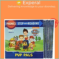 Sách - Paw Patrol Phonics Boxed Set (Paw Patrol) 12 Step Into Reading Books by Jennifer Liberts - (US Edition, paperback) thumbnail
