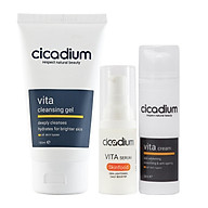 Bộ 3 sản phẩm dưỡng da trắng khoẻ và ngăn ngừa lão hoá Cicadium thumbnail