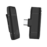 Mini Wireless Lavalier 2.4G Microphone 360 Omnidirectional Lapel Mic Noise Reduction Compatible with Type-C Android thumbnail