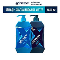 Combo Dầu Gội X-Men Nước hoa Water 650G và Sữa Tắm X-Men Nước hoa Water 650G thumbnail