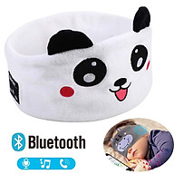 Cute Kid Bluetooth Headphone Sleep Mask Bluetooth 5.0 Stereo Music Player Support Handsfree Soft Headband for Phone thumbnail