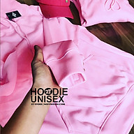 Áo hoodie unisex 2T Store H14 màu hồng phấn thumbnail