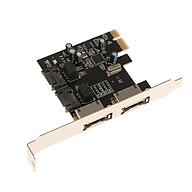 2 Port PCI Express PCIe PCI Express Card SATA eSATA Super Speed Up to 6Gbps thumbnail