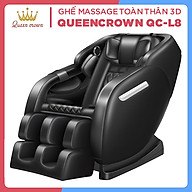 Ghế Massage QUEEN CROWN 3D QC-L8 Chất Lượng Cao - Máy Massage Toàn Thân Tích Hợp Nhiệt - Quà Tặng Ý Nghĩa Cho Người Thân thumbnail