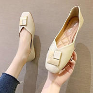(A003) Giày sandal đế thấp mũi vuông phong cách thời trang thanh lịch cho nữ Hàng CAO CẤP thumbnail
