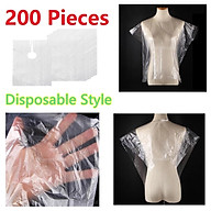 200 Pieces Waterproof Disposable Hair Cutting Cape Gown Haircut Capes Aprons thumbnail