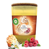 Ly nến thơm tinh dầu Air Wick Vanilla Bakery Treat 185g QT04255 - bánh kem vani thumbnail