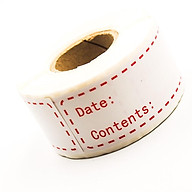 Sticker Ghi chú lưu trữ thực phẩm - Cuộn băng keo tape ghi chú 200 cái 7.5x2.5cm thumbnail