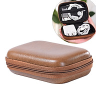 Túi hộp EVA bọc da khung cứng chống sốc đựng phụ kiện điện thoại, tai nghe, bộ sạc điện thoại, pin dự phòng mini (11,5x9x4cm)- Hàng chính hãng thumbnail