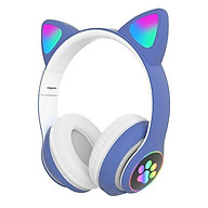 Tai Nghe Mèo Kết Nối Bluetooth Chụp Tai HP000028 Headphone Tai Mèo Dễ Thương Có Mic Âm Bass Mạnh Mẽ Bảo Hành Đi thumbnail