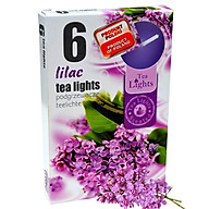 Hộp 6 nến thơm tinh dầu Tealight Admit Lilac QT026079 - hoa tử đinh hương thumbnail