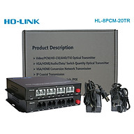 Bộ chuyển đổi quang thoại 8 kênh Ho-link HL-8PCM-20TR - Hàng Chính hãng thumbnail