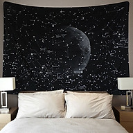 Thảm trang trí tranh vải treo tường họa tiết dải ngân hà bầu trời sao decor phòng nhà cửa, dán tường, cạnh giường thumbnail