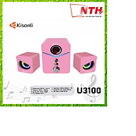 Loa 2.1 Kisonli U-3100 Pink LED - HÀNG CHÍNH HÃNG thumbnail
