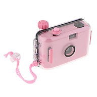 16FT Waterproof 35mm Film Camera with Case for Scuba Diving, Snorkeling Pink thumbnail