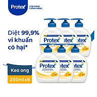 Bộ 6 Nước rửa tay diệt khuẩn Protex Propolis keo ong 250ml chai thumbnail