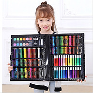 Bộ bút chì màu màu nước dụng cụ vẽ cắt thủ công KP000575-150 quà tặng cho bé thumbnail